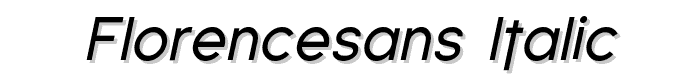 Florencesans Italic font